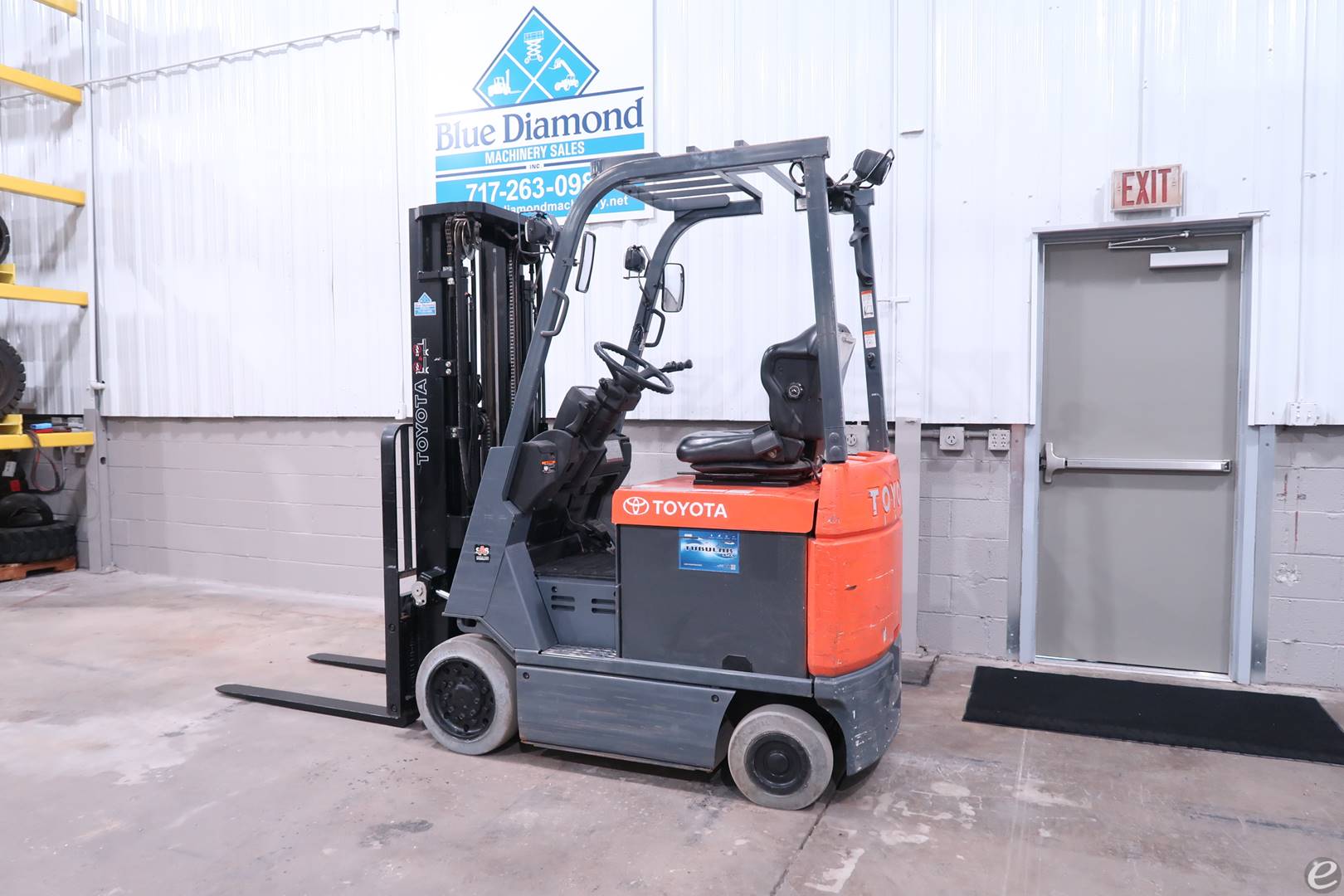 2016 Toyota 7FBCU18 Electric Forklift - 123Forklift