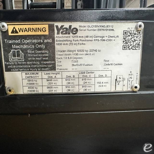 2013 Yale GLC155VX