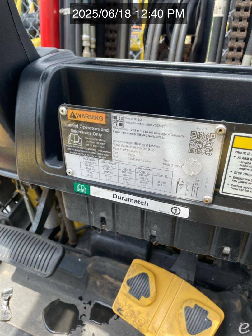 2019 Hyster S120FT