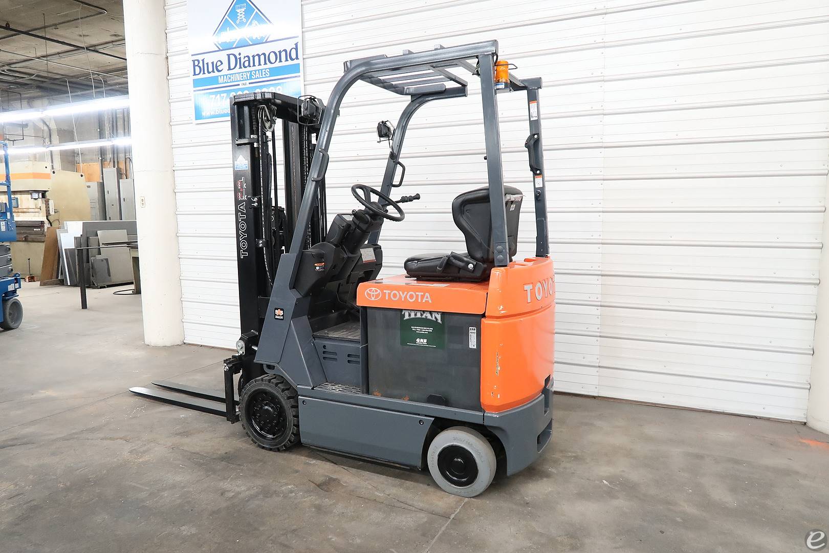 2013 Toyota 7FBCU15 Electric Forklift - 123Forklift