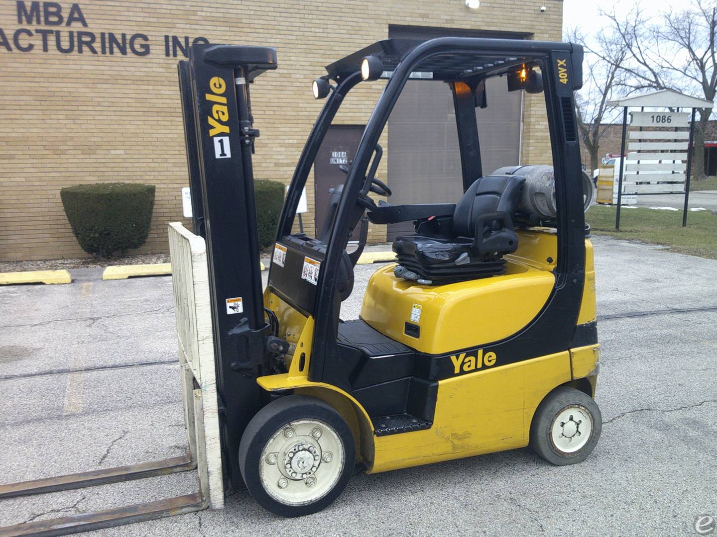 2010 Yale GLC040VXNVSE083 LP Gas Forklift - 123Forklift