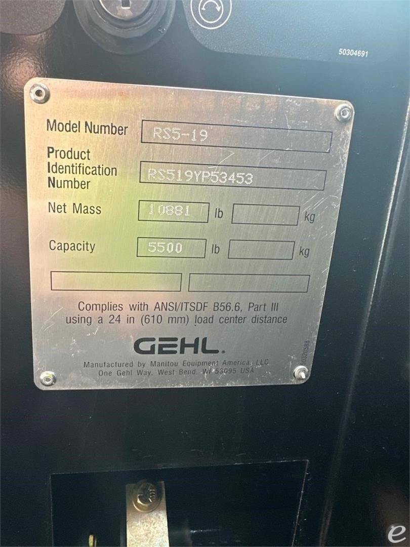 2023 Gehl RS5-19 GEN 3