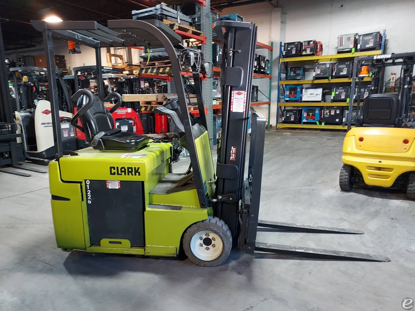 2015 Clark TMX15 Electric 3 Wheel Forklift