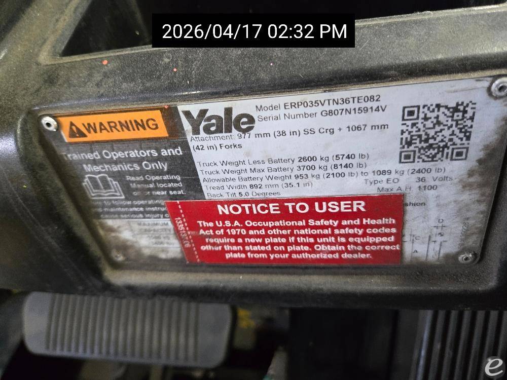 2021 Yale ERP035VT