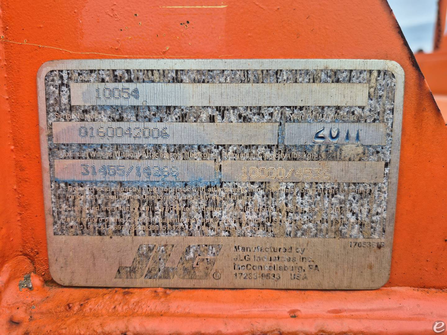 2011 Skytrak 10054