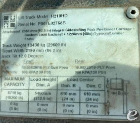 2004 Hyster H210HD