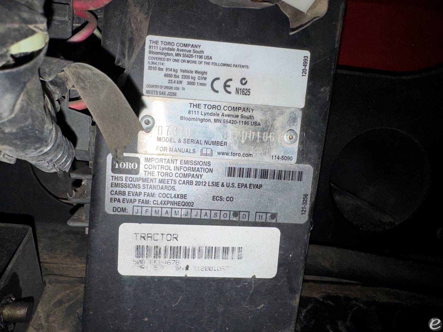 2012 Toro Workman HDX 4WD