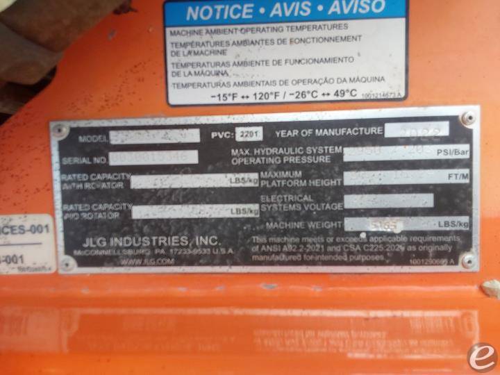 2022 JLG T500J