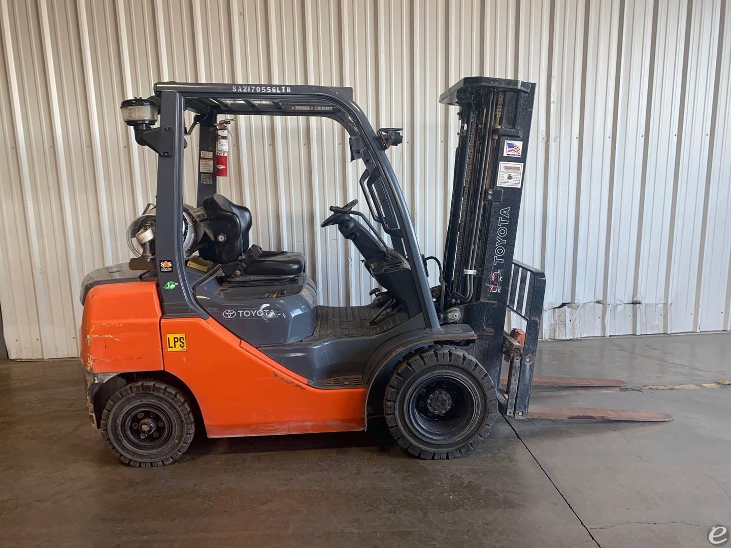 2017 Toyota 8FGU25 LP Gas Forklift - 123Forklift