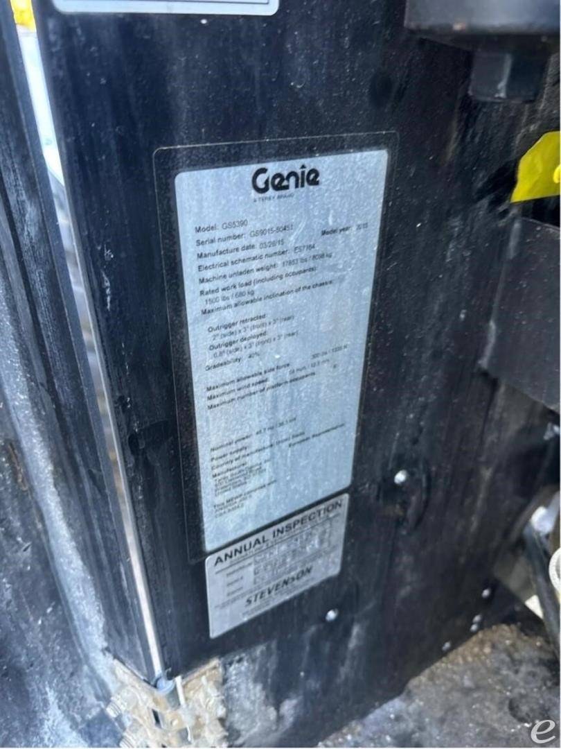 2015 Genie GS5390RT