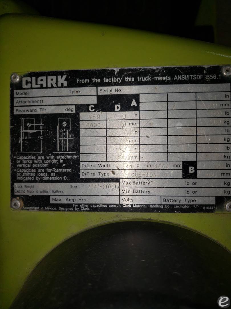 2014 Clark C25C
