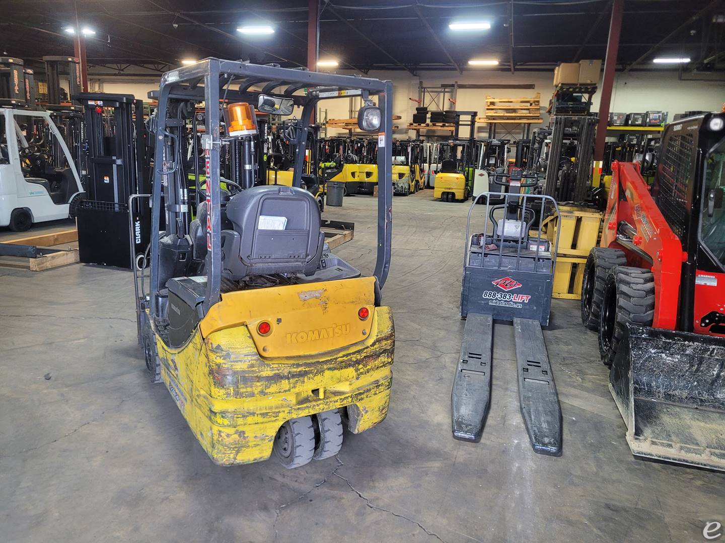 2013 Komatsu FB18MU-12 Electric Forklift - 123Forklift