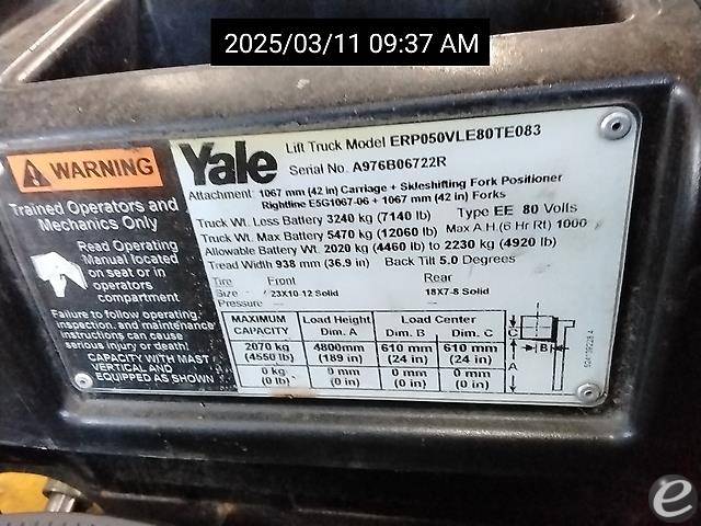 2017 Yale ERP050VL