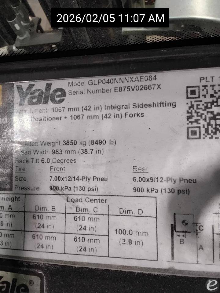 2023 Yale GP40N