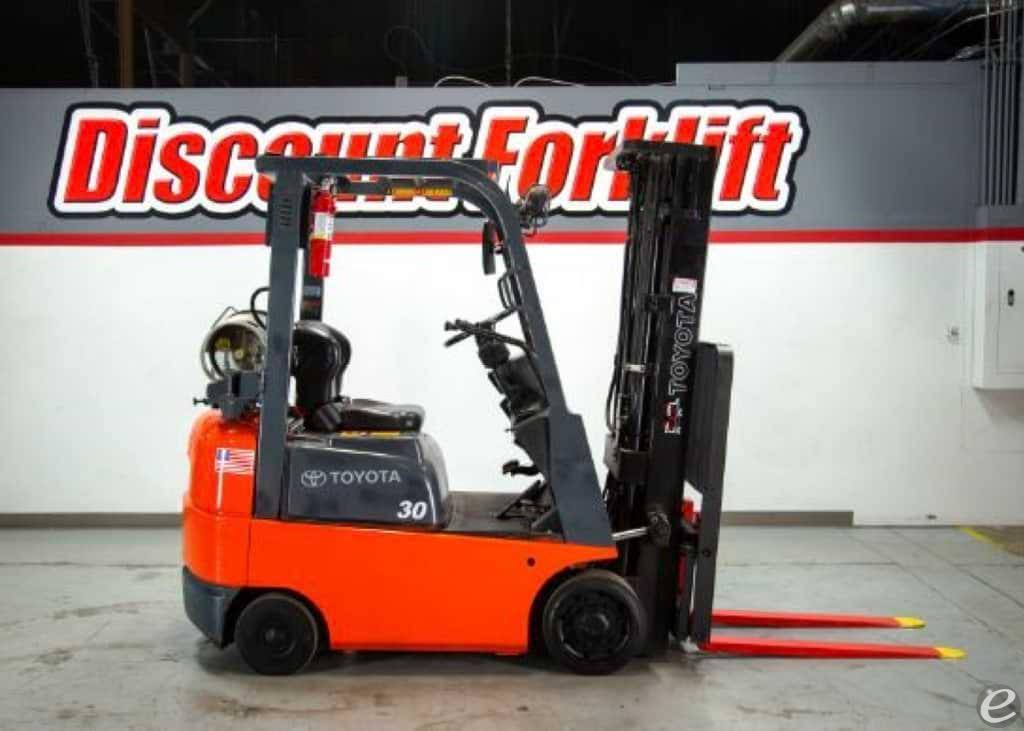2007 Toyota 7FGCU18 LP Gas Forklift...
