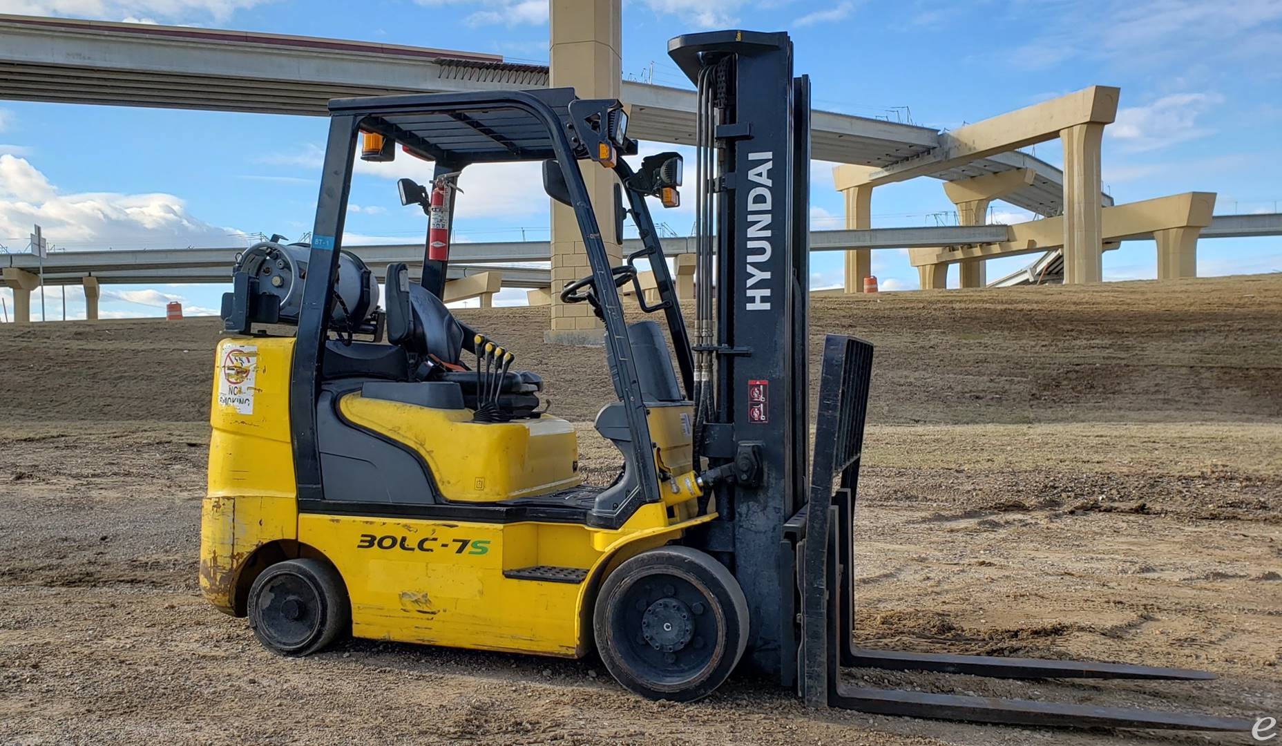 2016 Hyundai 30LC-7S LP Gas Forklift - 123Forklift