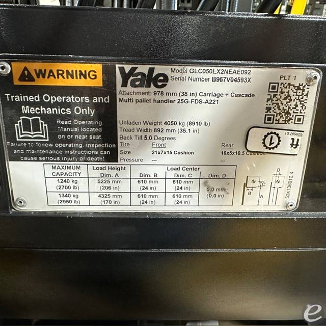 2023 Yale GLC050LX