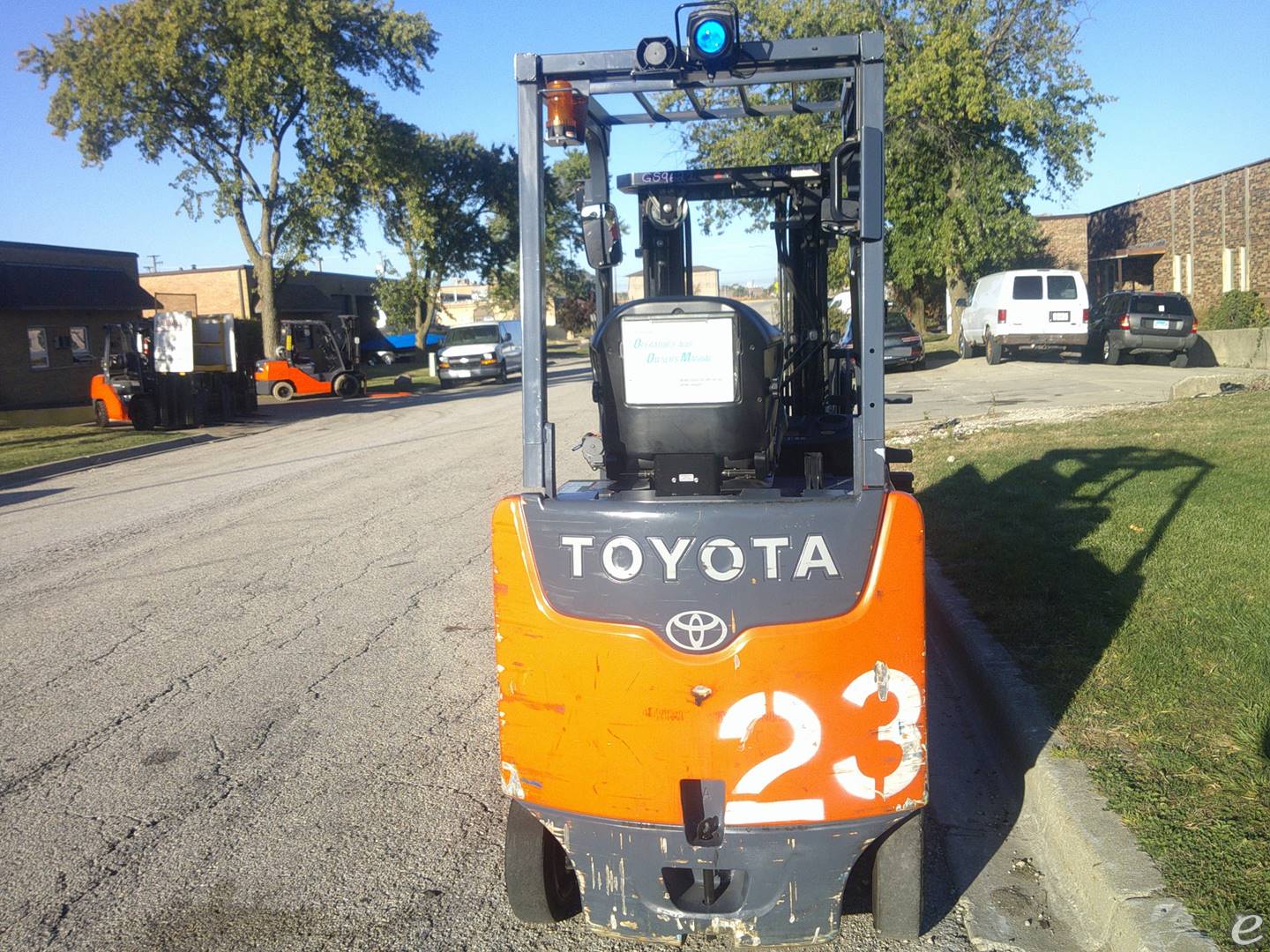 2020 Toyota 8FBCHU25 Electric Forklift - 123Forklift