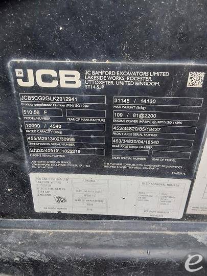 2019 JCB 510-56