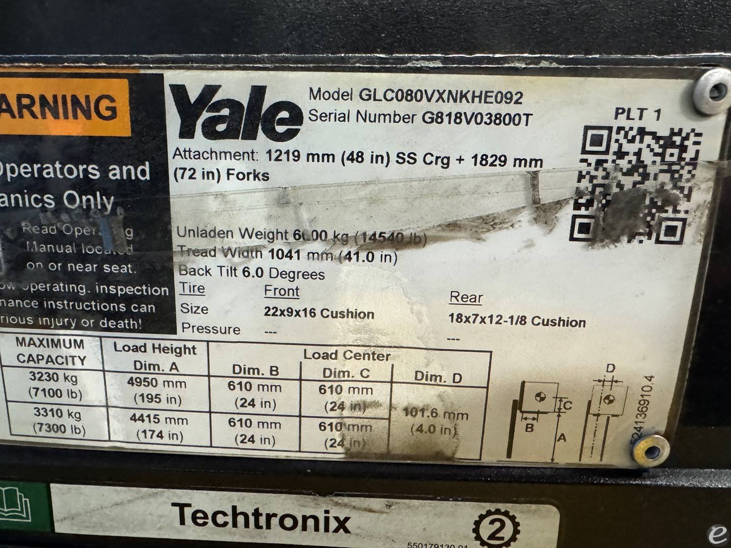 2019 Yale GLC080VX