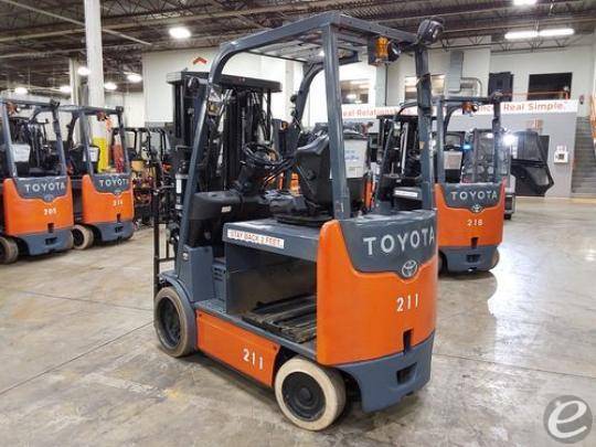 2017 Toyota 8FBCHU25 Electric Forklift - 123Forklift