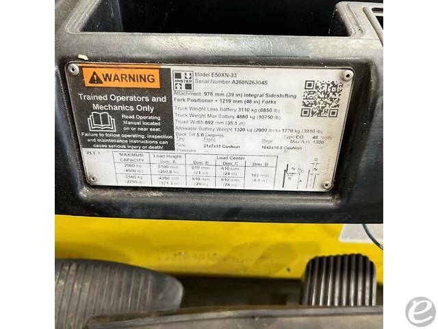2018 Hyster E50XN