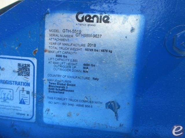 2018 Genie GTH5519