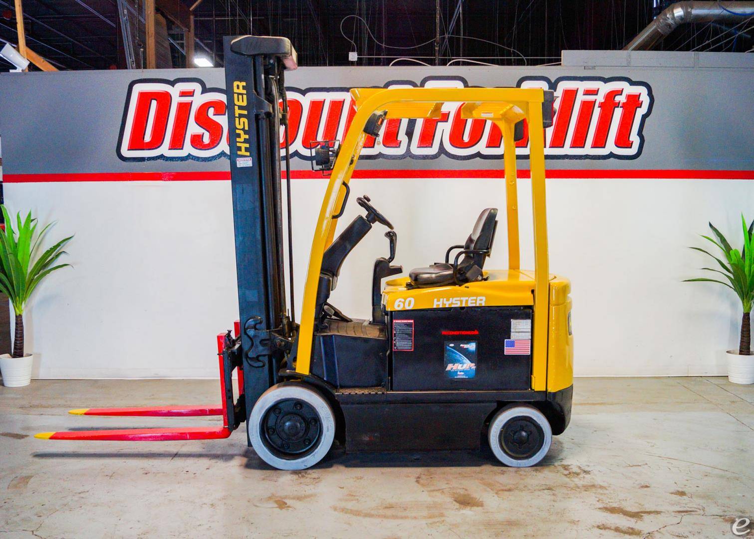 2018 Electric Hyster E60XN Electric 4 Wheel Sit Down