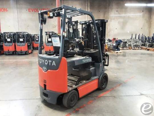 2017 Toyota 8FBCHU25 Electric Forklift - 123Forklift