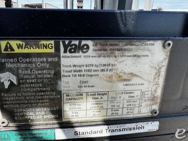 2011 Yale GDP080VX