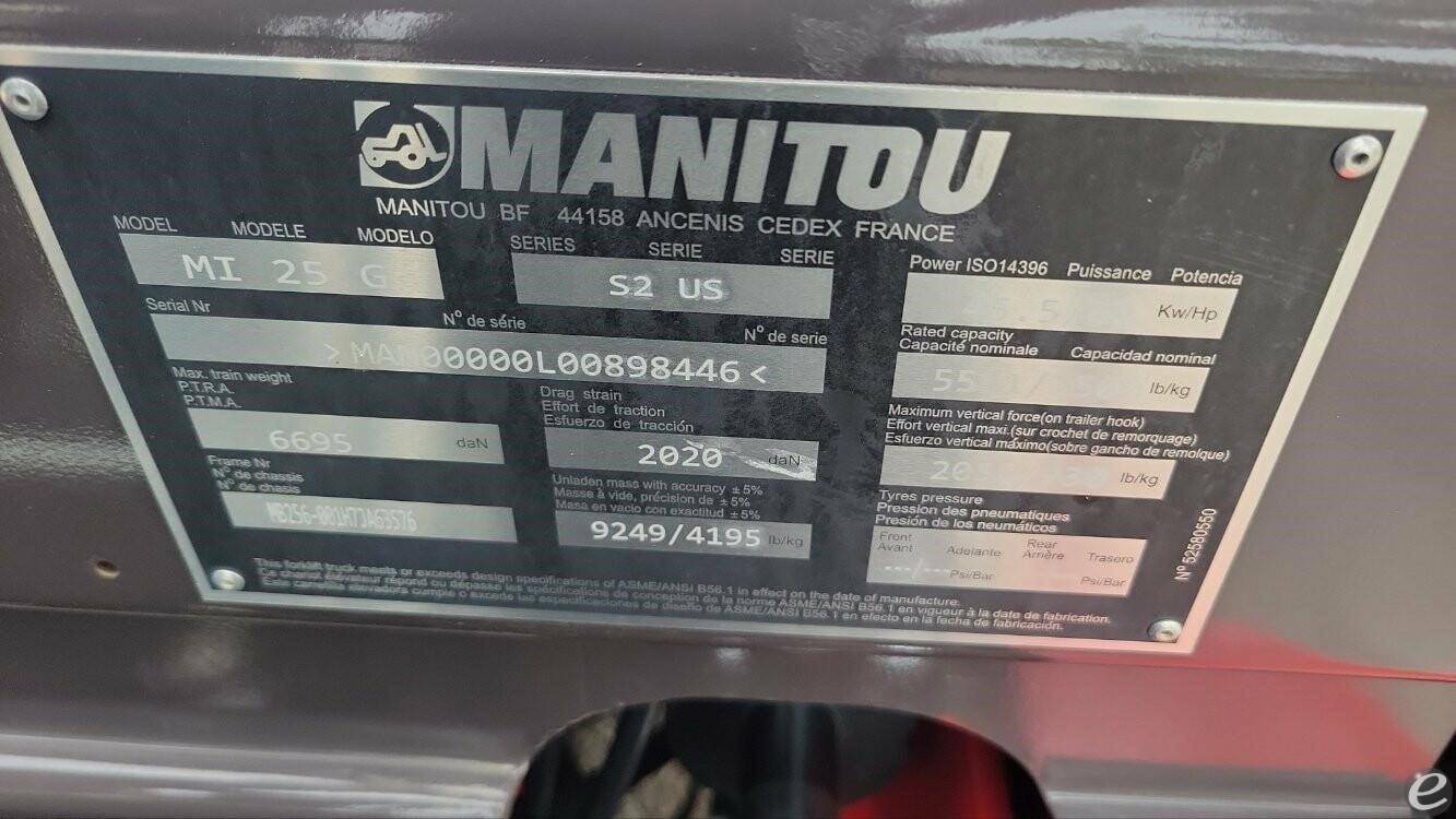 2023 Manitou MI25G