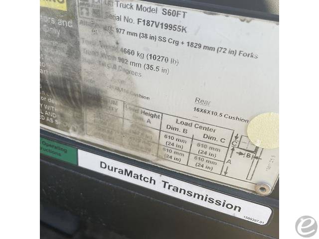 2012 Hyster S60FT LP Gas Forklift - 123Forklift