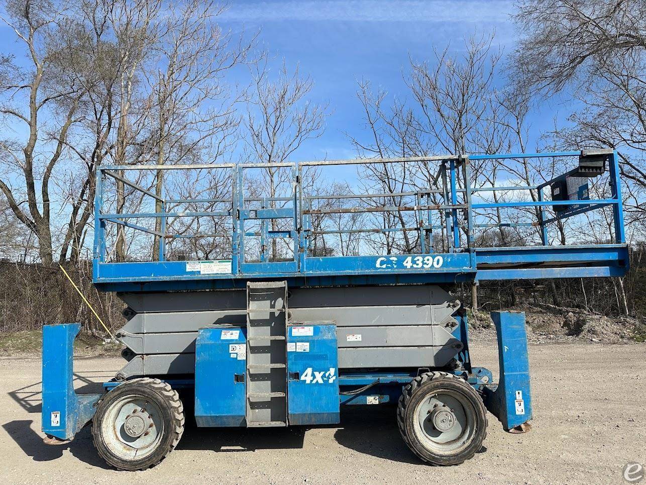 2013 Genie GS4390RT Diesel Scissor ...