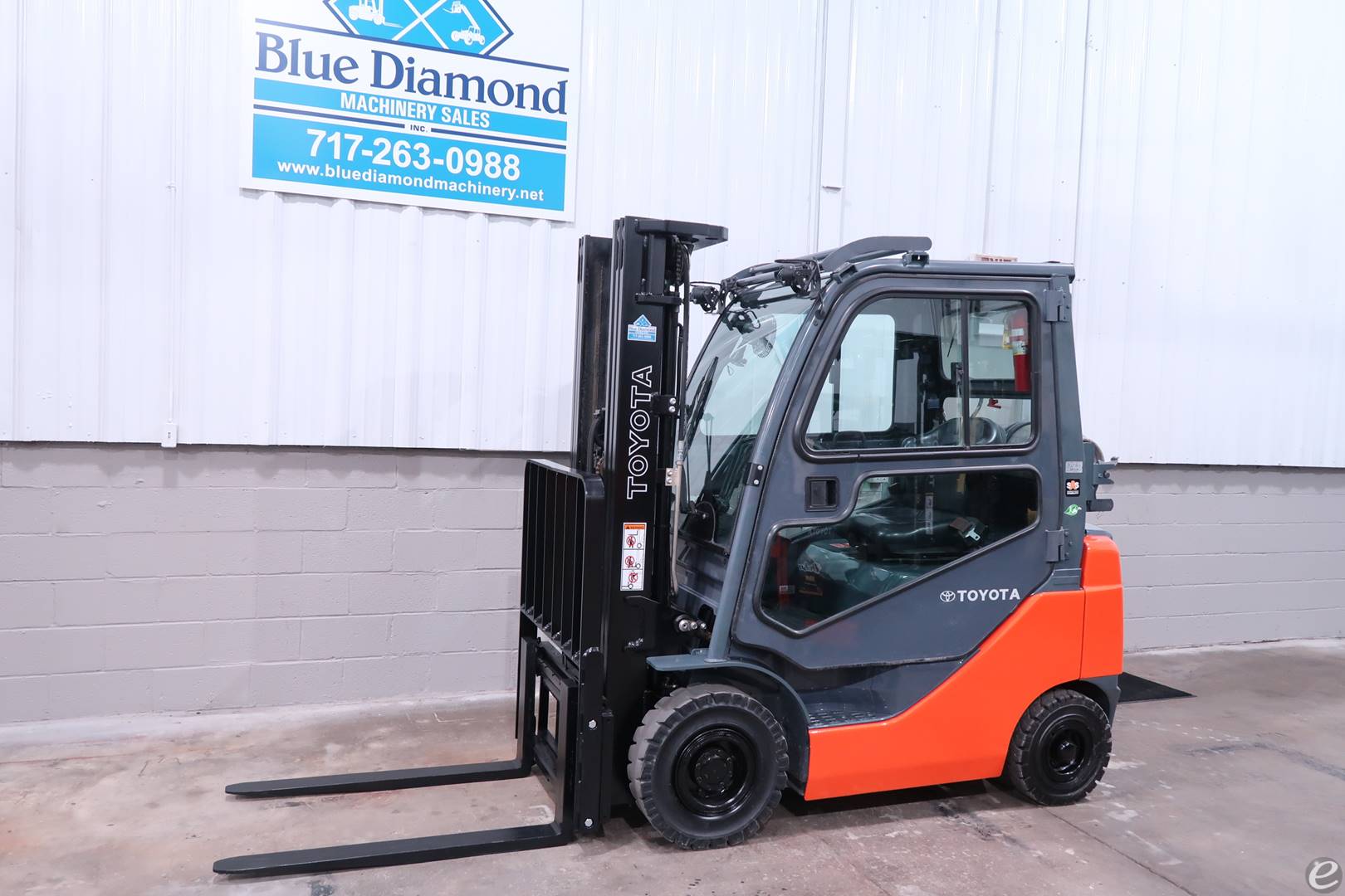 2014 Toyota 8FGU18 LP Gas Forklift