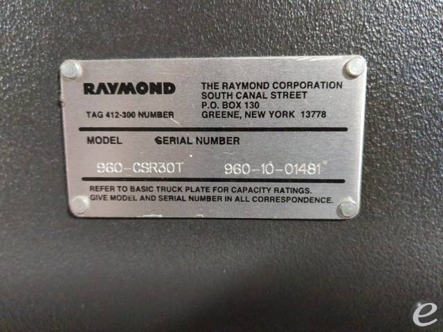 2010 Raymond 960-CSR30T
