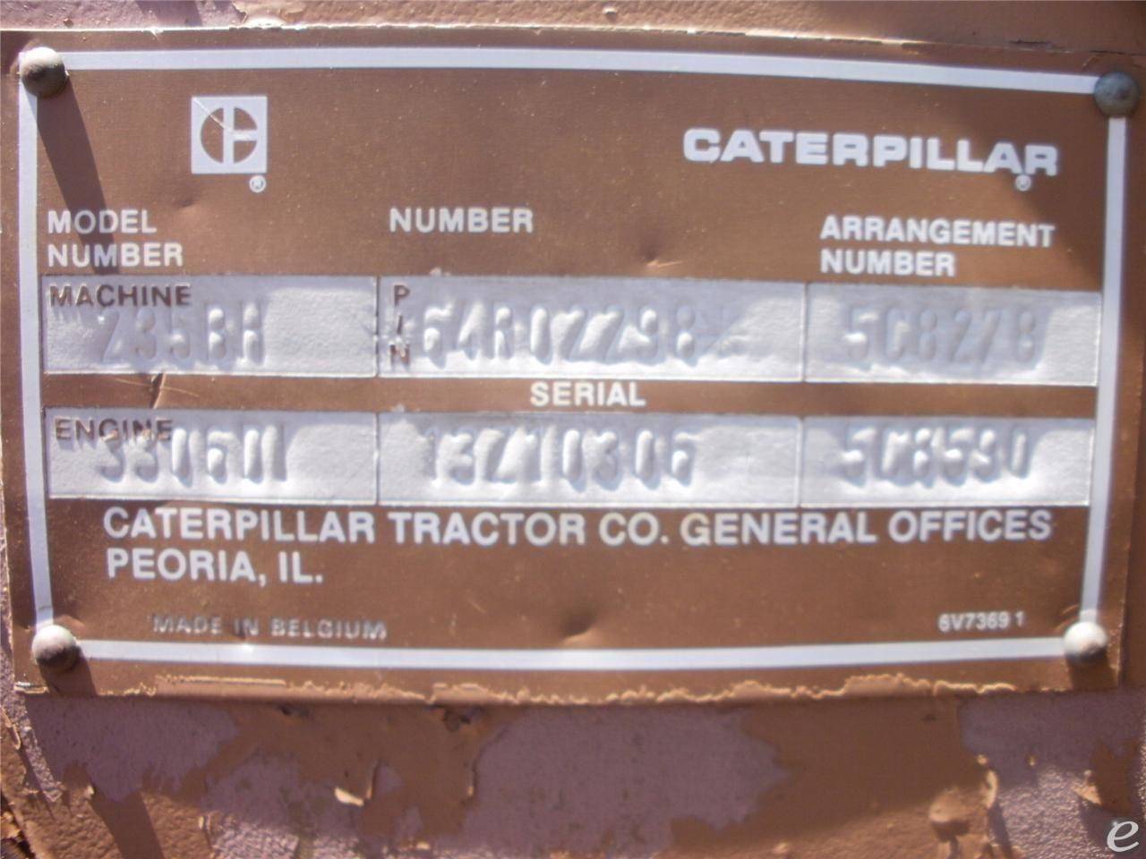 Cat 235BH