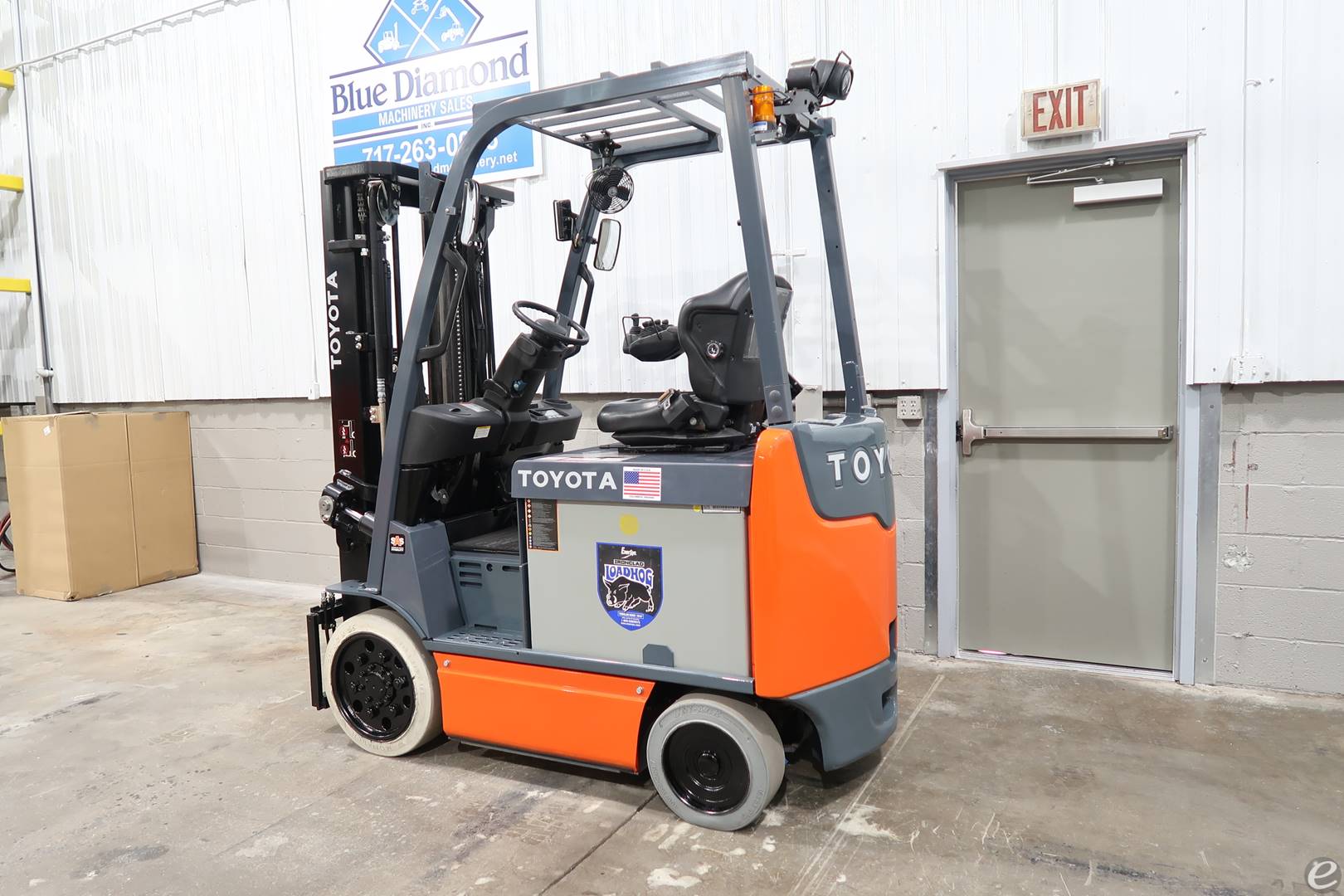 2017 Toyota 8FBCU25 Electric Forklift - 123Forklift