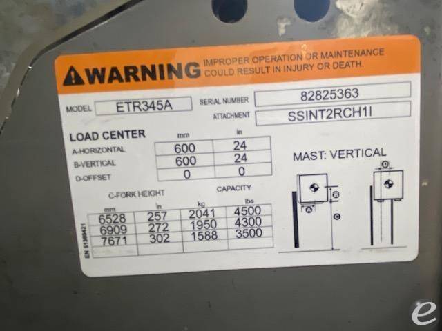2019 Jungheinrich ETR345A