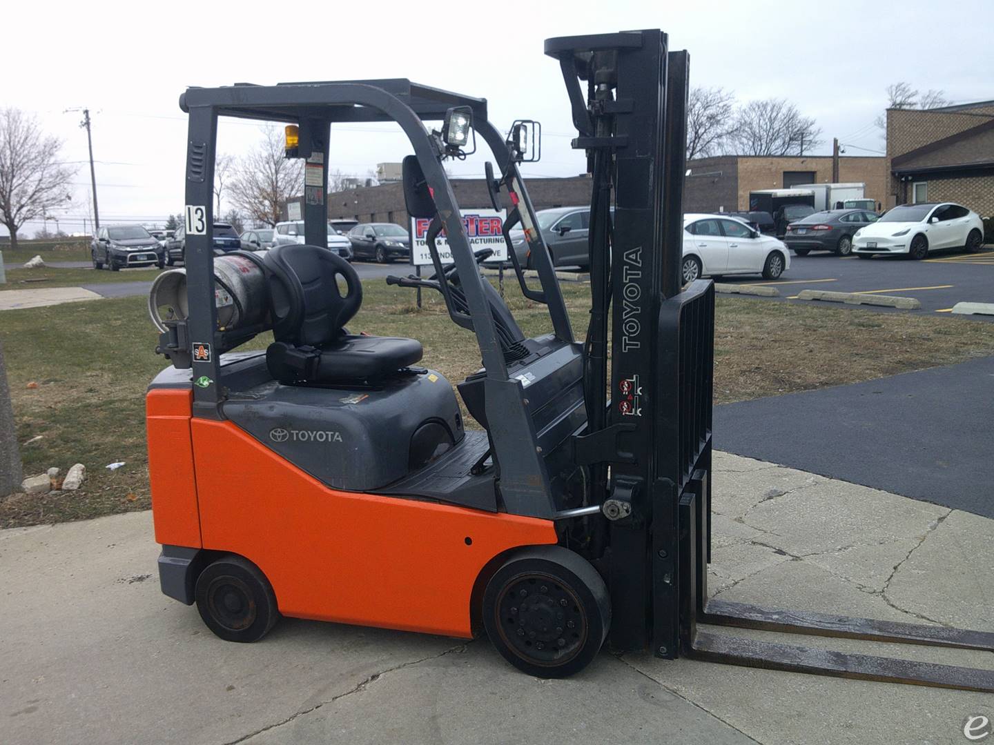 2008 Toyota 8FGCU18 LP Gas Forklift...