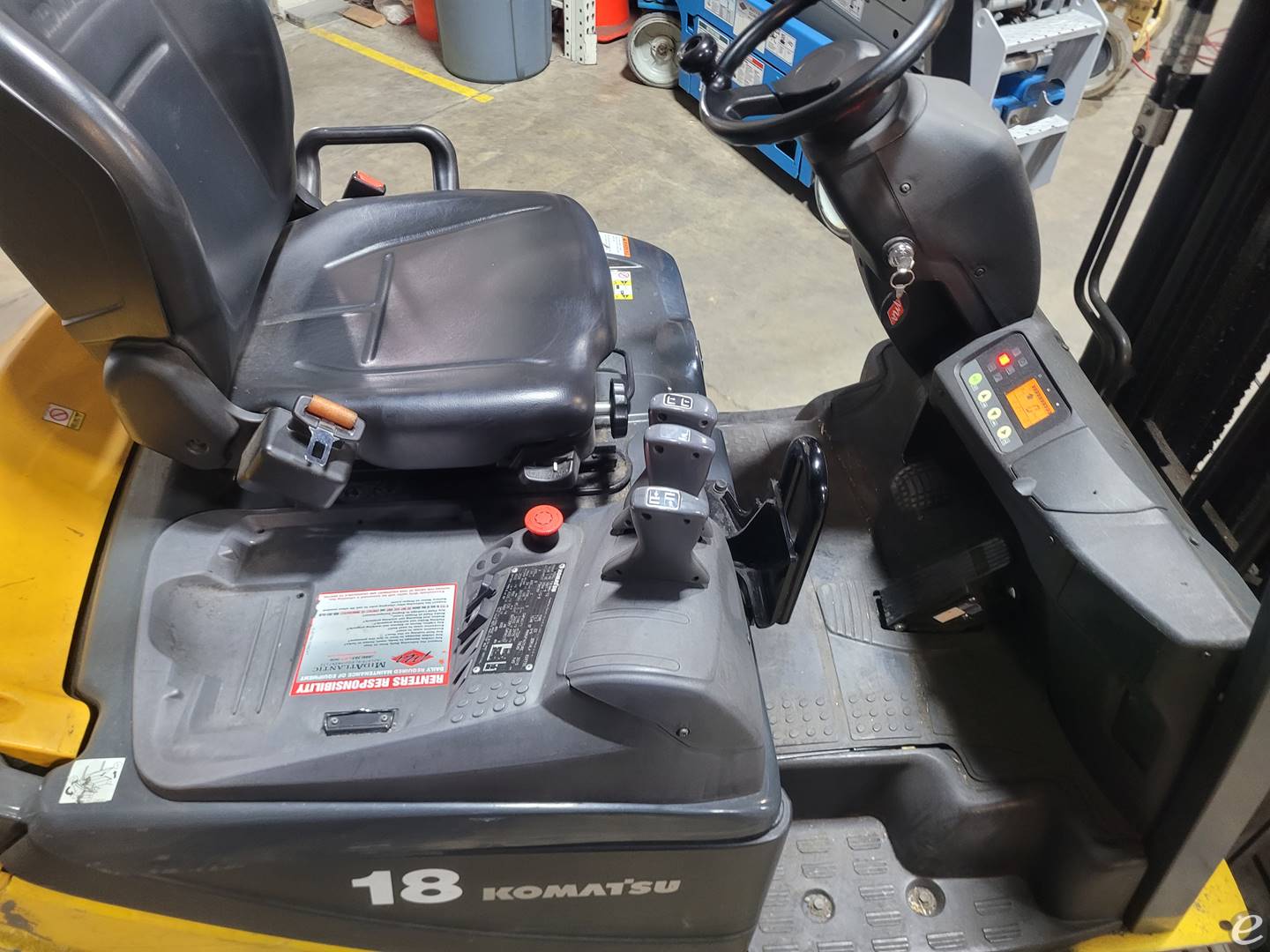 2015 Komatsu FB18MU-12 Electric Forklift - 123Forklift