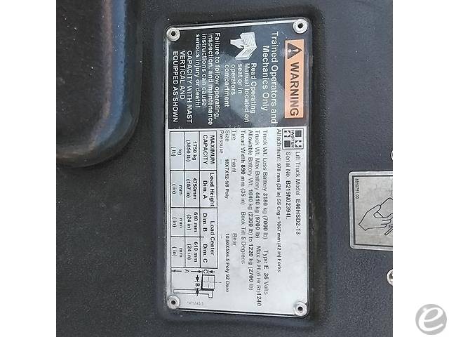 2013 Hyster E40HSD3