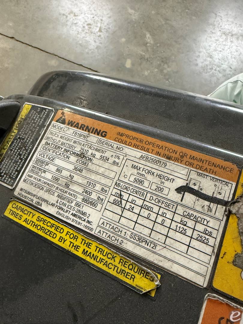 2021 Mitsubishi FB16PNT