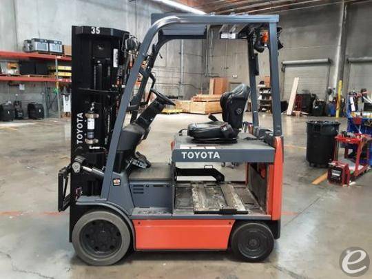 2017 Toyota 8FBCHU25 Electric Forklift - 123Forklift
