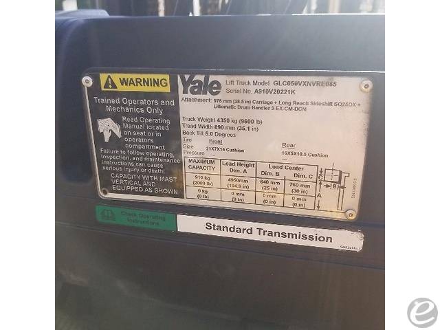 2012 Yale GC050VX LP Gas Forklift - 123Forklift