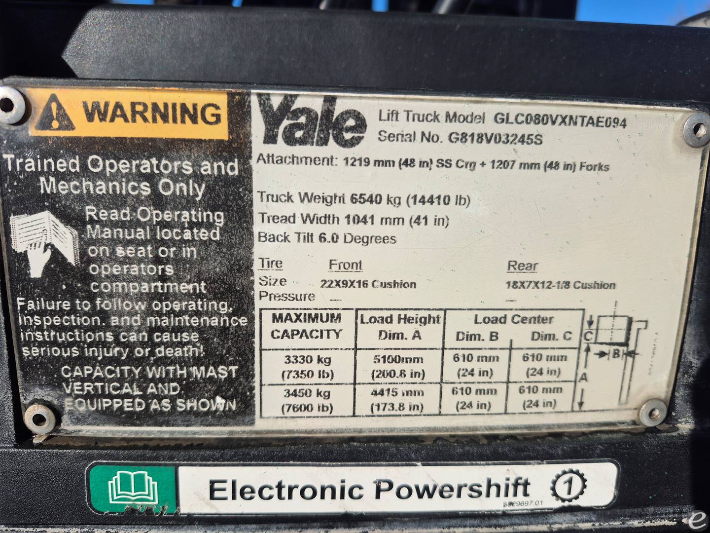 Yale GLC080