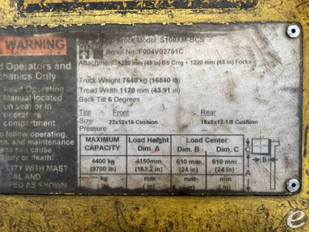 2005 Hyster S100XM