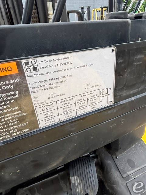 2011 Hyster H60FT