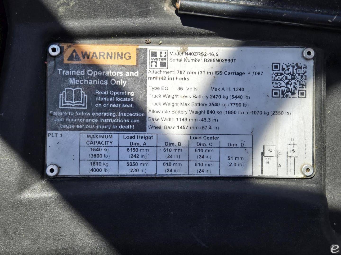 2019 Hyster N40ZRS2