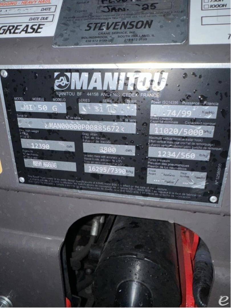 2022 Manitou MI50G