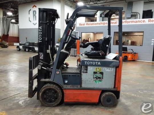 2018 Toyota 8FBCU20 Electric Forklift - 123Forklift